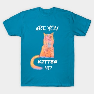 Are you Kitten Me? Animal Pun T-Shirt